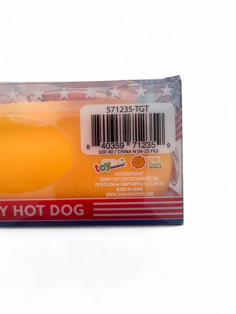 NEW Sunny Days Squishy Hot Dog 2-in-1 NWT Viral Novelty Squishy Squeeze Toy